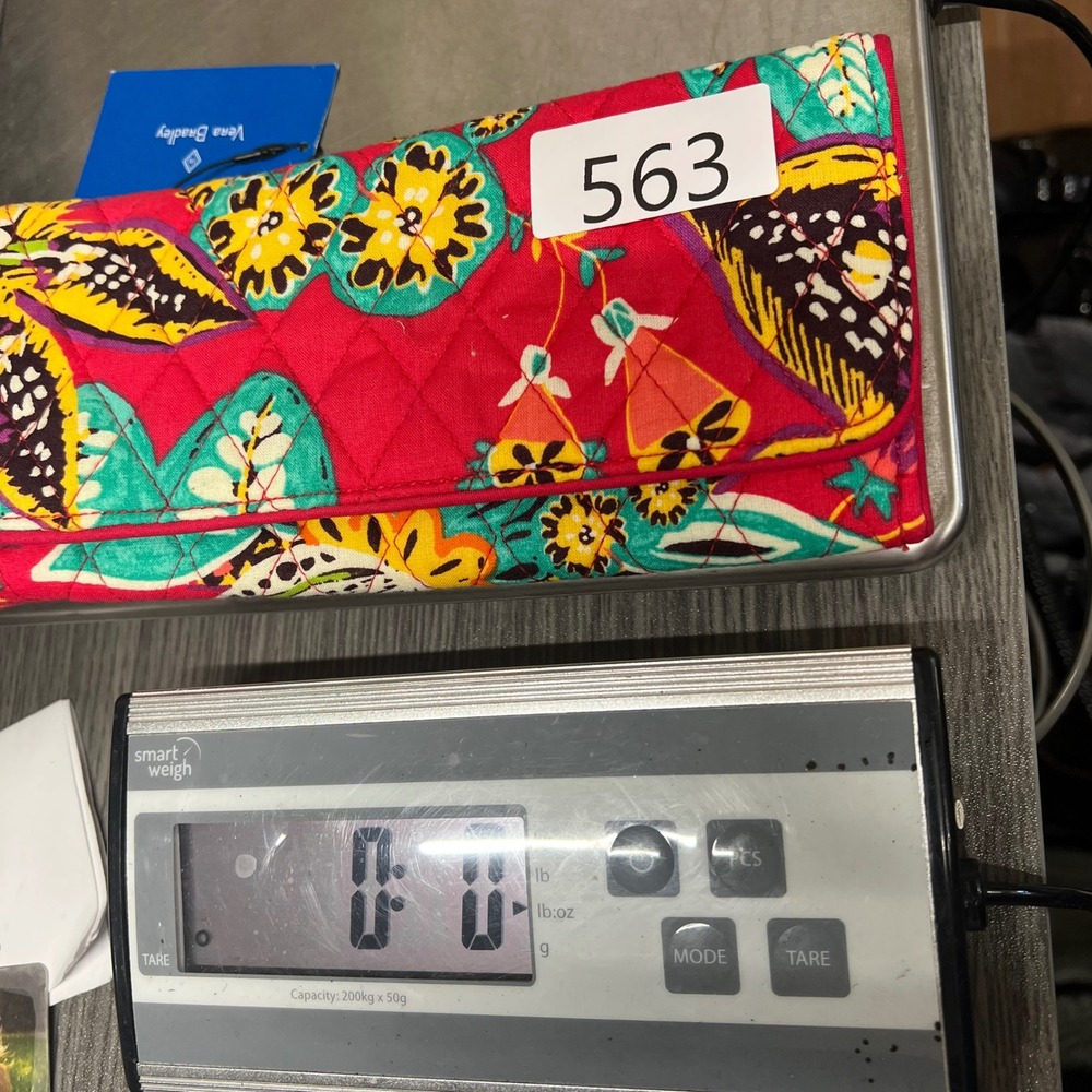Vera Bradley‎ RFID Trifold Wallet Kumquat Floral Quilted Authentic New - Picture 12 of 12